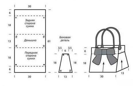 Вяжем компактную сумочку