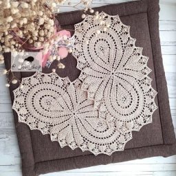 Салфетка крючком