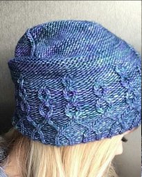 Шапочка из Malabrigo Washted, вяжем спицами