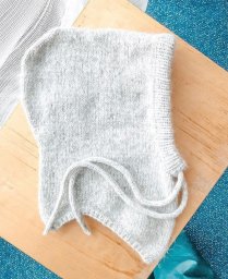 Детский капор спицами