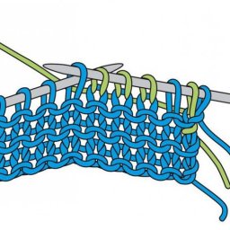 Красивые узоры с вытянутыми петлями