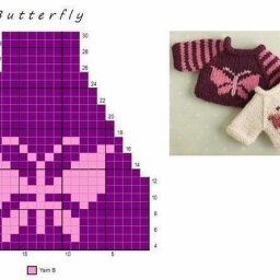 Простые узоры для вязания кукольных вещей