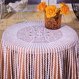 Скатерть крючком
