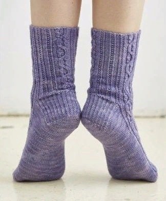 Вязаные носки «Eula» от дизайнера Rachel Coopey