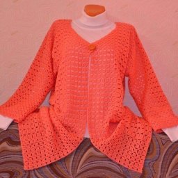 Вяжем яркий жакет