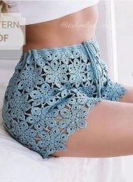 Вяжем шортики крючком