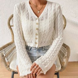 Жакет с расклешенными рукавами