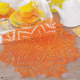 Звездная салфетка, украшаем дом