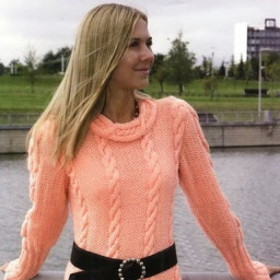 Платье с красивыми косами