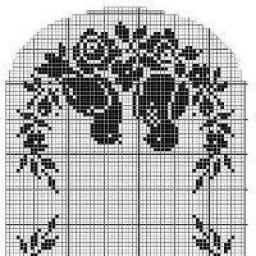 Подборка схем для филейного вязания