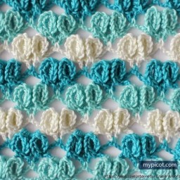 Интересный узорчик крючком