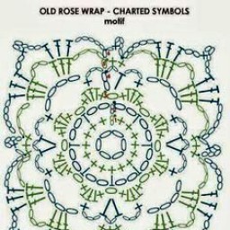 Подборка квадратных мотивов крючком