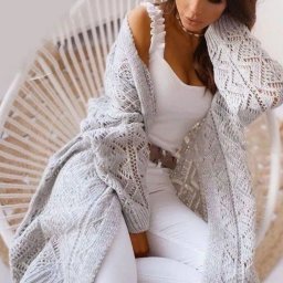 Ажурный узор для шикарного кардигана