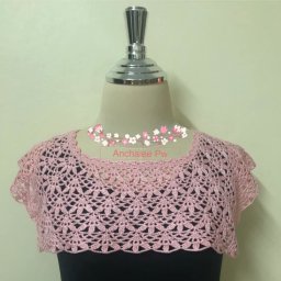 Красивый узор для квадратной кокетки крючком