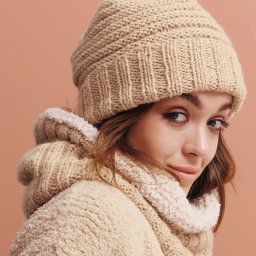 Шапочка и снуд спицами