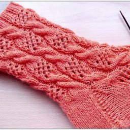 Узор спицами