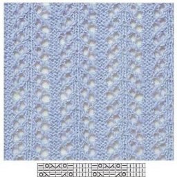 Узор спицами