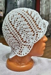Белая панама, связанная крючком: must-have этого лета!