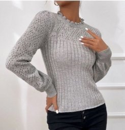 Чудесный джемпер спицами