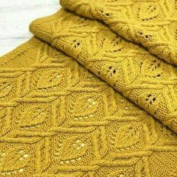 Красивый узор спицами