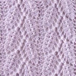 Нежный узор в копилку любительниц вязания спицами