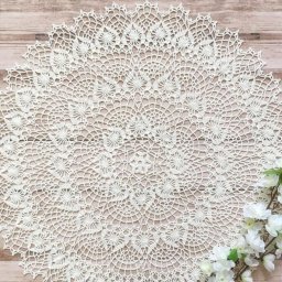 Салфетка крючком