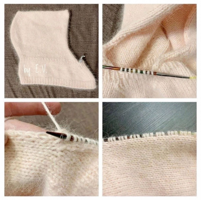 Капор спицами для ребёнка от автора Елизавета Вишнякова.