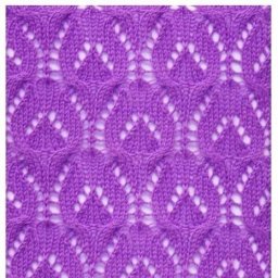 Милый узор спицами в копилочку мастерицы