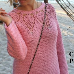 Платье с ананасовой кокеткой