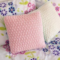 Простой узор для вязаного чехла подушечки