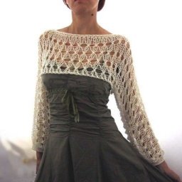 Стильный шраг спицами