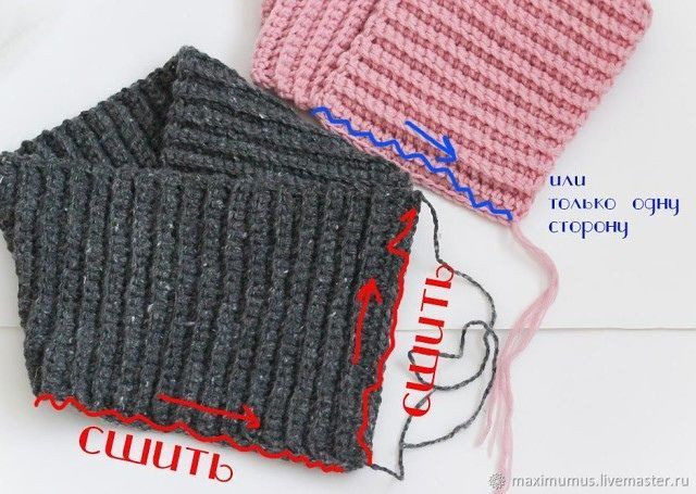 Снуд, связанный крючком &mdash; уют, который всегда с вами