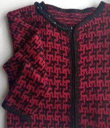 Узор  Пье-де-Пуль "куриная лапка".