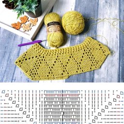 Вяжем реглан крючком