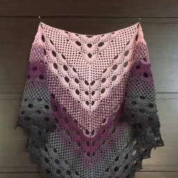 Красивые шали крючком