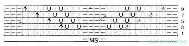 Туника с узором "листья"