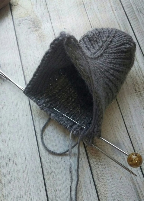 Тапочки спицами