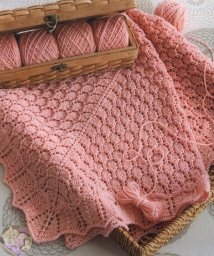 Вяжем нежный плед