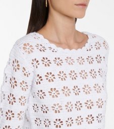 Схема для джемпера в ромашках