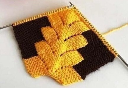 Вяжем следочки "Ёлочка" спицами