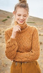 Свитер спицами для женщин