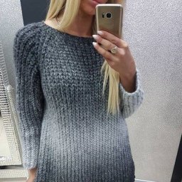 Узор спицами для платья