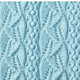 Красивый узор спицами