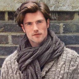 Интересный мужской шарф