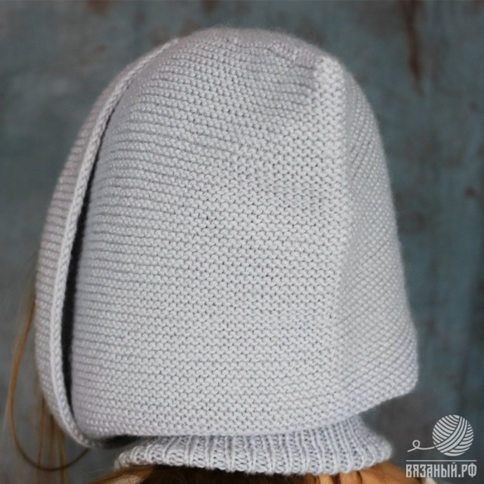 Вяжем капор спицами