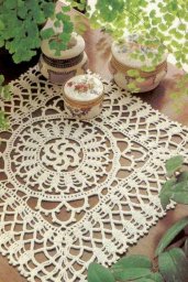 Квадратная салфетка крючком