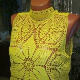 Милая блуза крючком