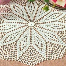 Милая салфетка крючком