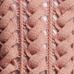 Необычный узор для вязания спицами