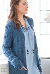 Шикарнoe пальтo спицами